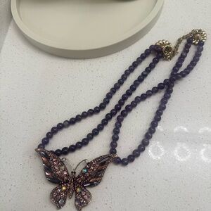 Butterfly statement necklace 🦋